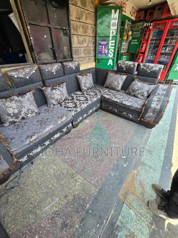 L Shape 7 Seater Sofa Set for Sale
