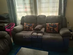 Luxury 3+2+1 Fabric Recliner Sofa Set – Very Clean Comfortable
