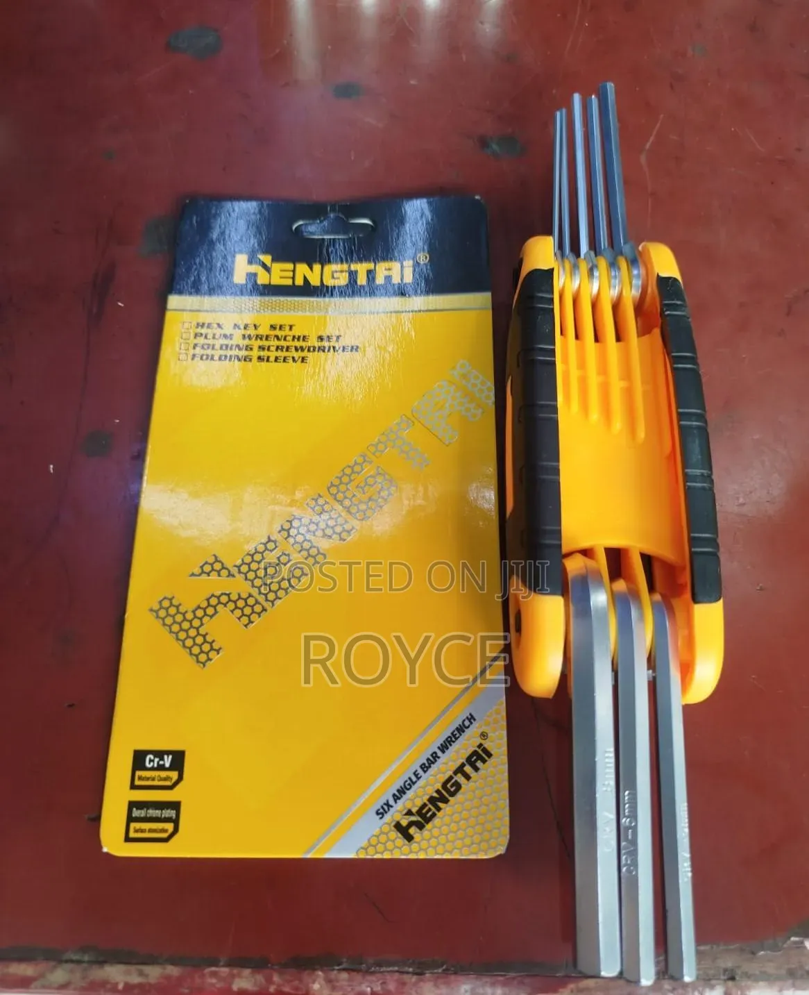 Folding Hex Key Set-8pc