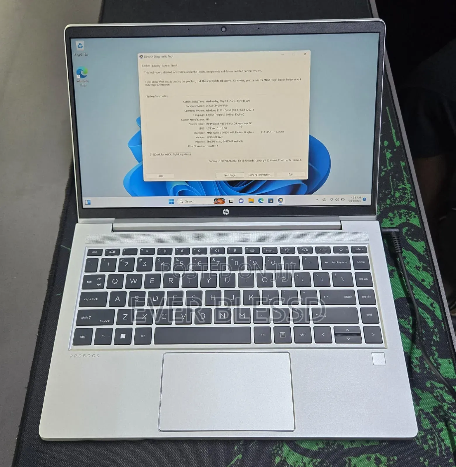 Laptop HP ProBook 445 G9 16GB AMD Ryzen 5 SSD 512GB