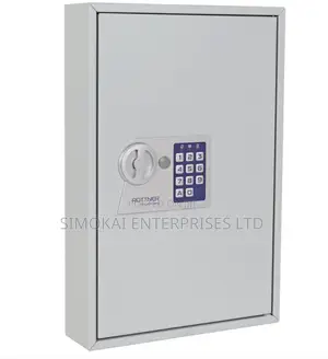 Electronic Key Cabinet 48 Keys With Key Tags Metal, 300X360X100(mm)