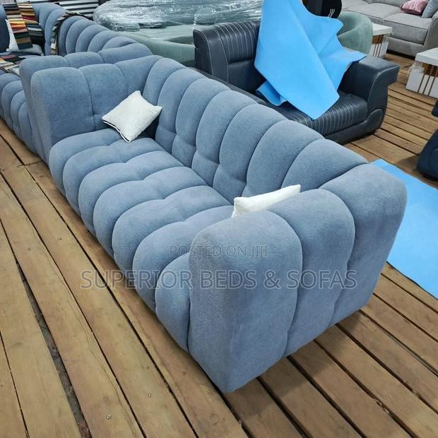 Trendy 3 Seater Grey Bubble Sofa: Pay on Delivery - thumbnail 2