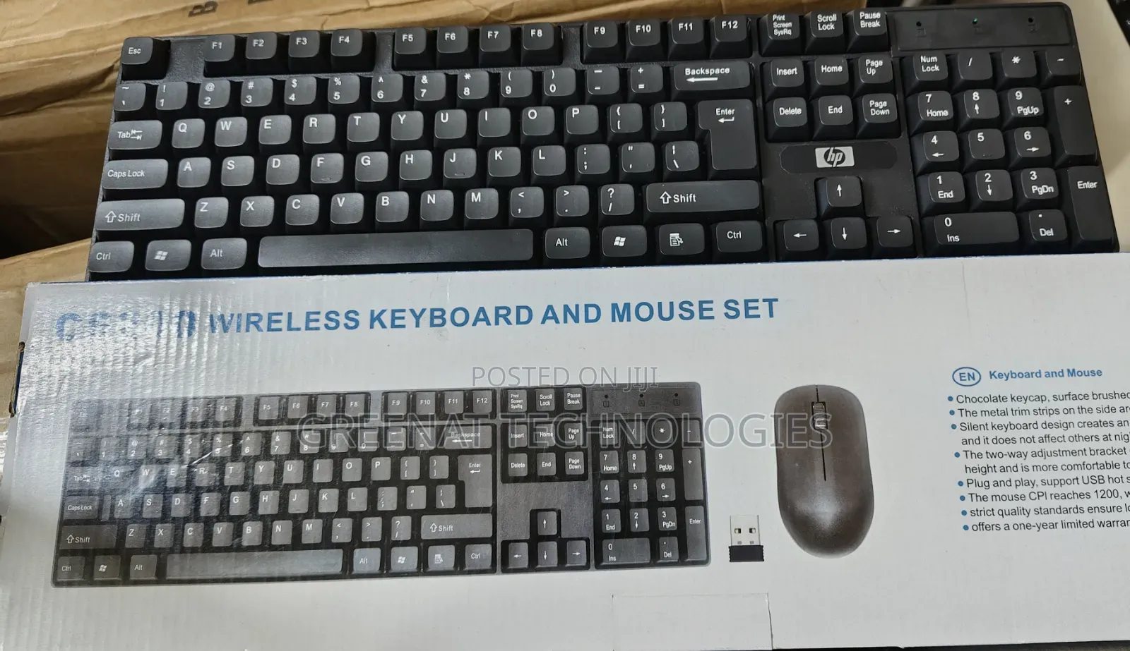 HP CS200 Wireless Keyboard Mouse Combo