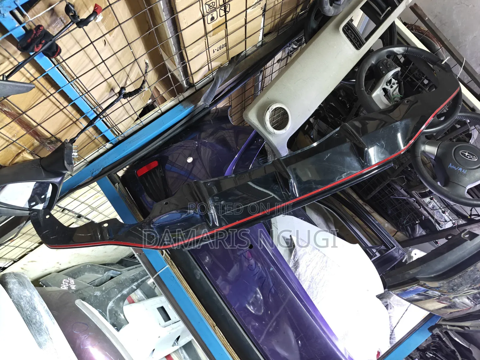 Honda Fit 2012 Rear Bumper Skirting