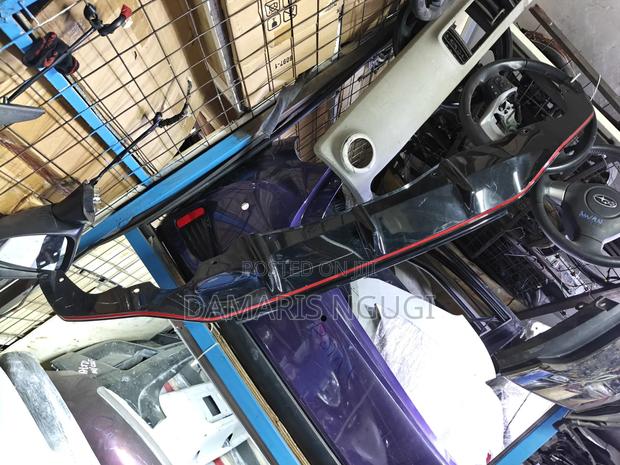 Honda Fit 2012 Rear Bumper Skirting
