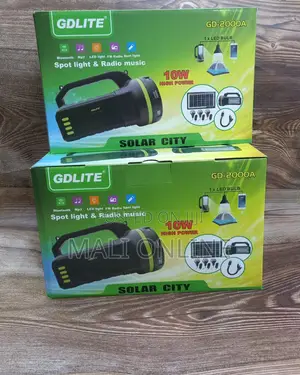 Solar Kit 9000mAh Portable Lighting System Solar Panel 3 LED Bulbs FM