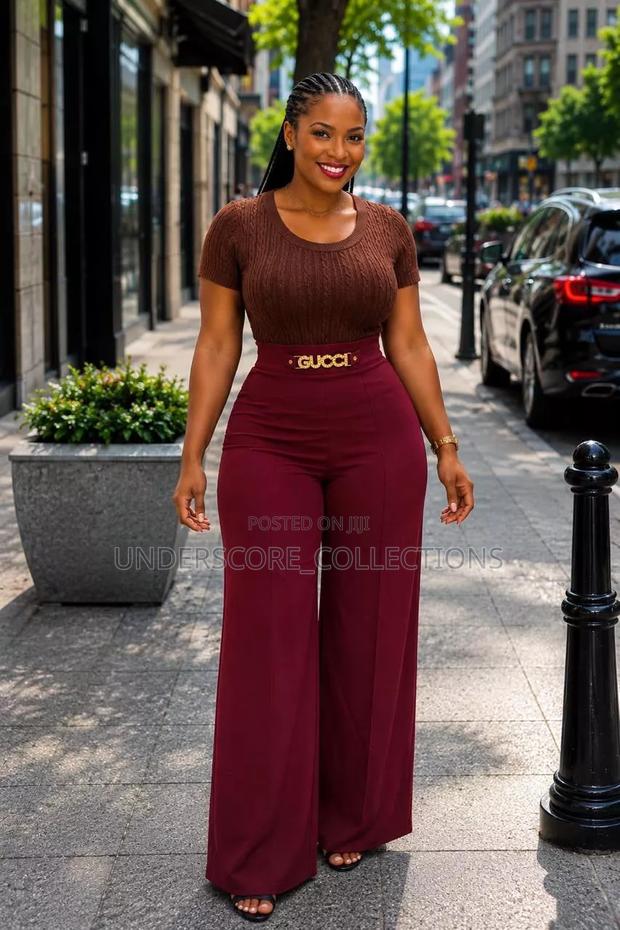 High-Waisted Trousers - thumbnail 3