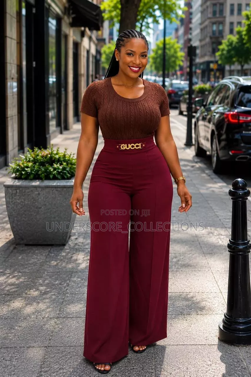High-Waisted Trousers