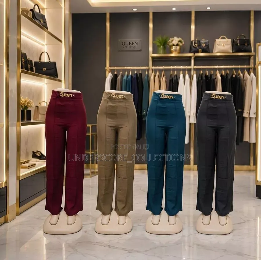 High-Waisted Trousers