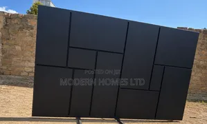 Modern Geometric Steel Sliding Gate - Custom Made | Premium Security
