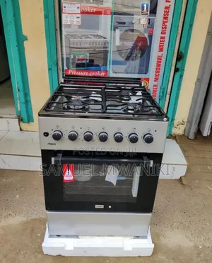 Mika Cooker 60 X 60 Gas + 1 Rapid Hot Plate 4 Function Electric Oven
