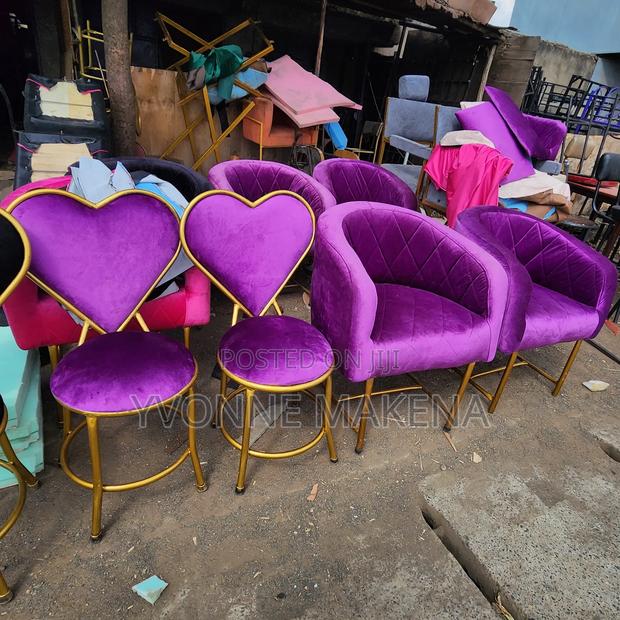 Manicure Chair Purple Color