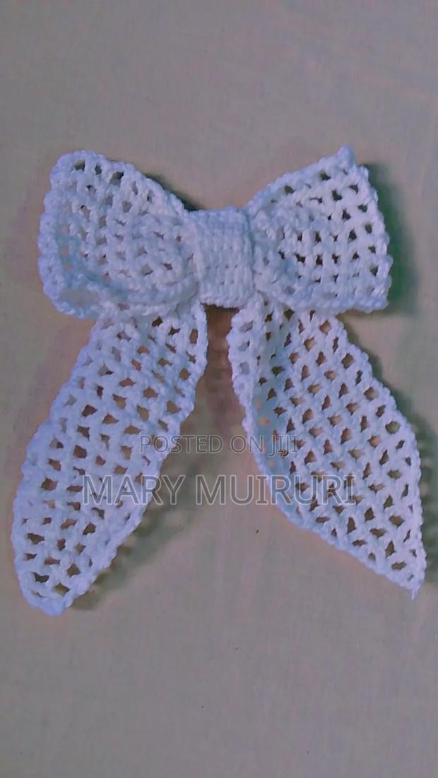 Crochet Hair Ribbon