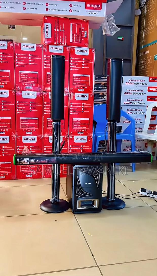 Aiwa Home Theater
System 800 Watts With Tall Boys 6.1.2 Ch