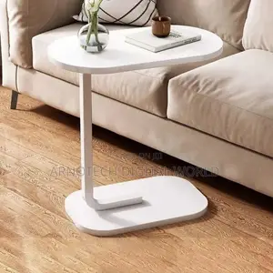 C-Shaped Side Stool/Table – Modern Multipurpose Sofa Side Table