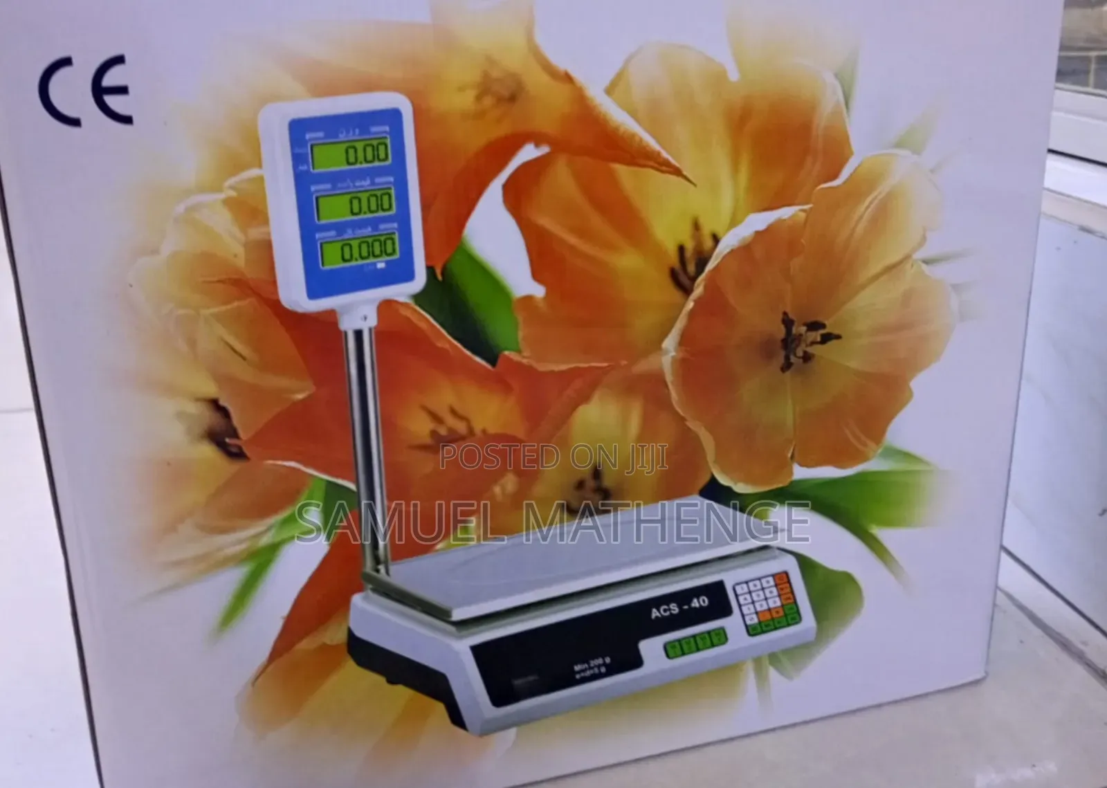 ACS-40 Electronic Weighing Scale 40kg Computing Scale With Arm