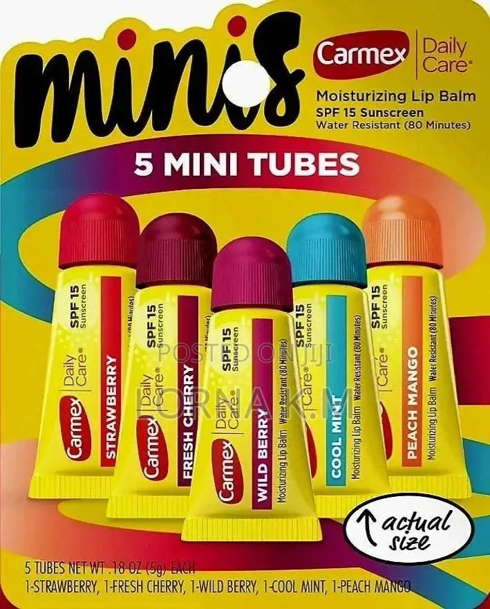 Carmex Lipbalm SPF Sunscreen -15 (Value Pack-Assorted Flavours)