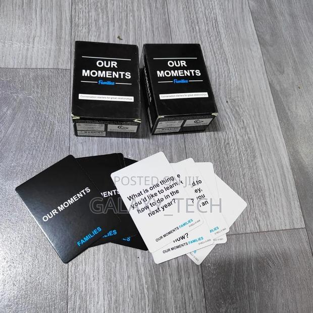 OUR MOMENTS Cards Game: Families Edition