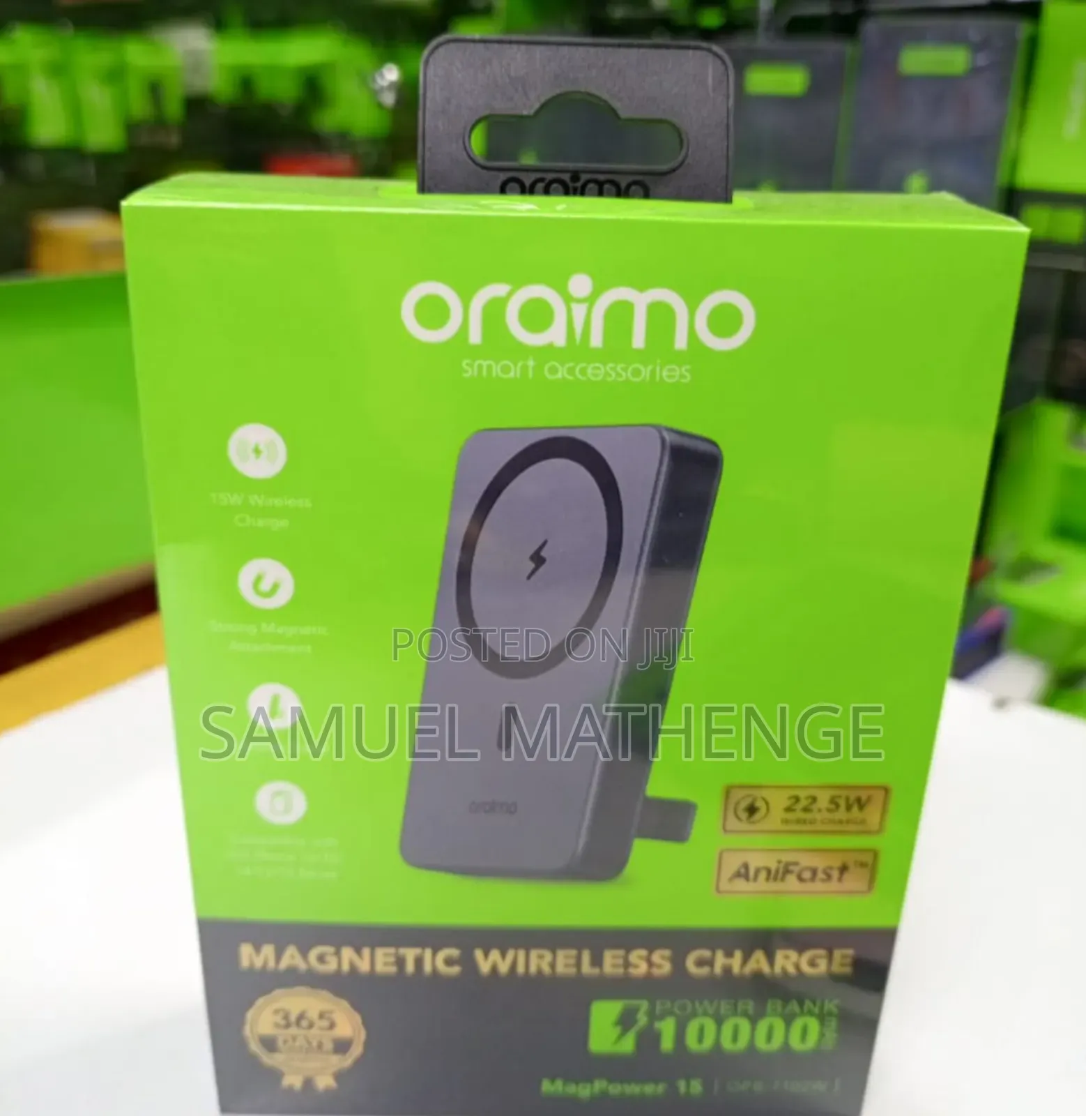 Oraimo MagPower 15 10000mAh Magnetic Wireless Power Bank