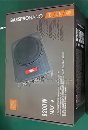 Car JBL Active Underseat Bass Subwoofer 9,200w With ProNano Technology