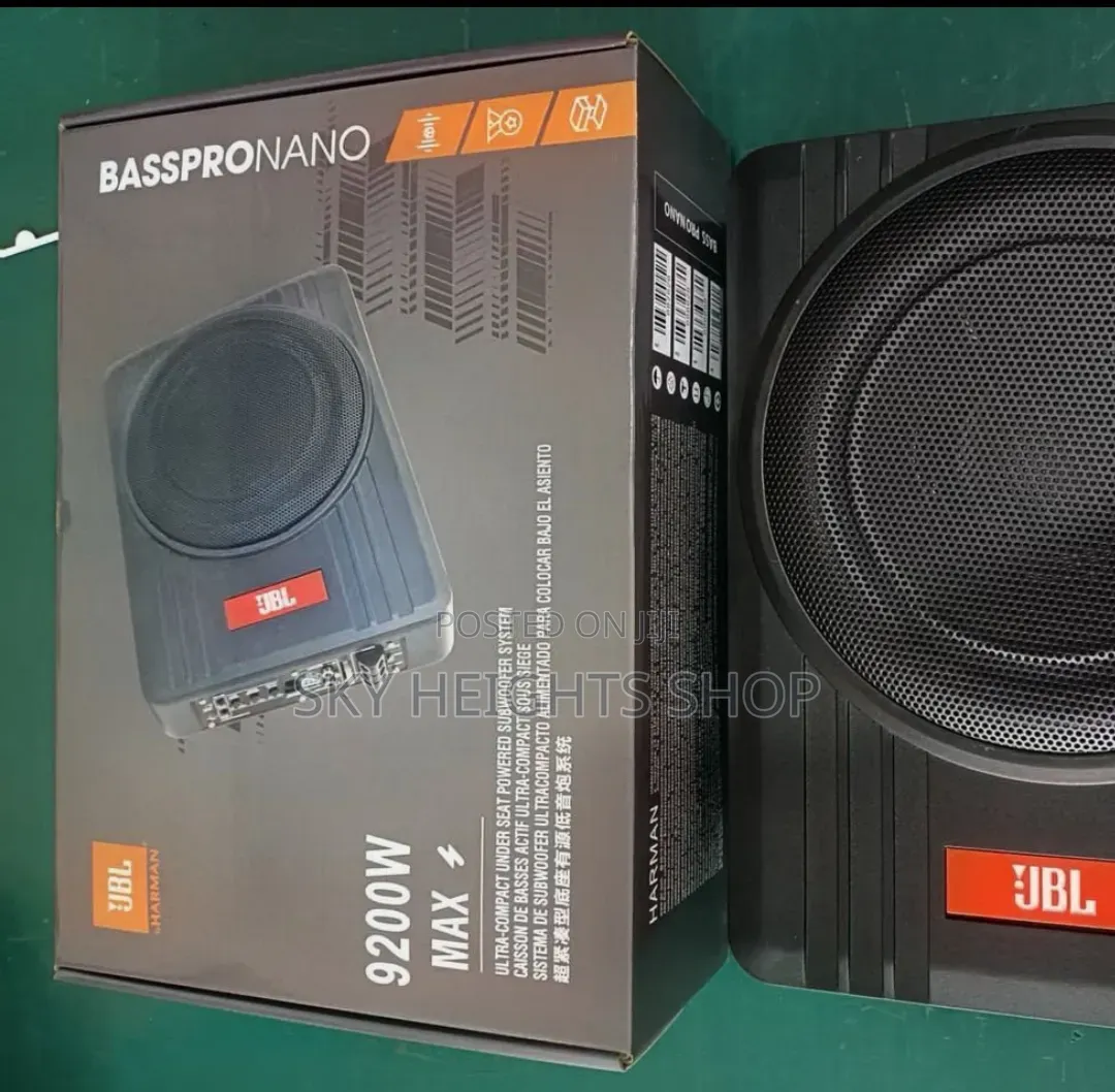 Car JBL Active Underseat Bass Subwoofer 9,200w With ProNano Technology