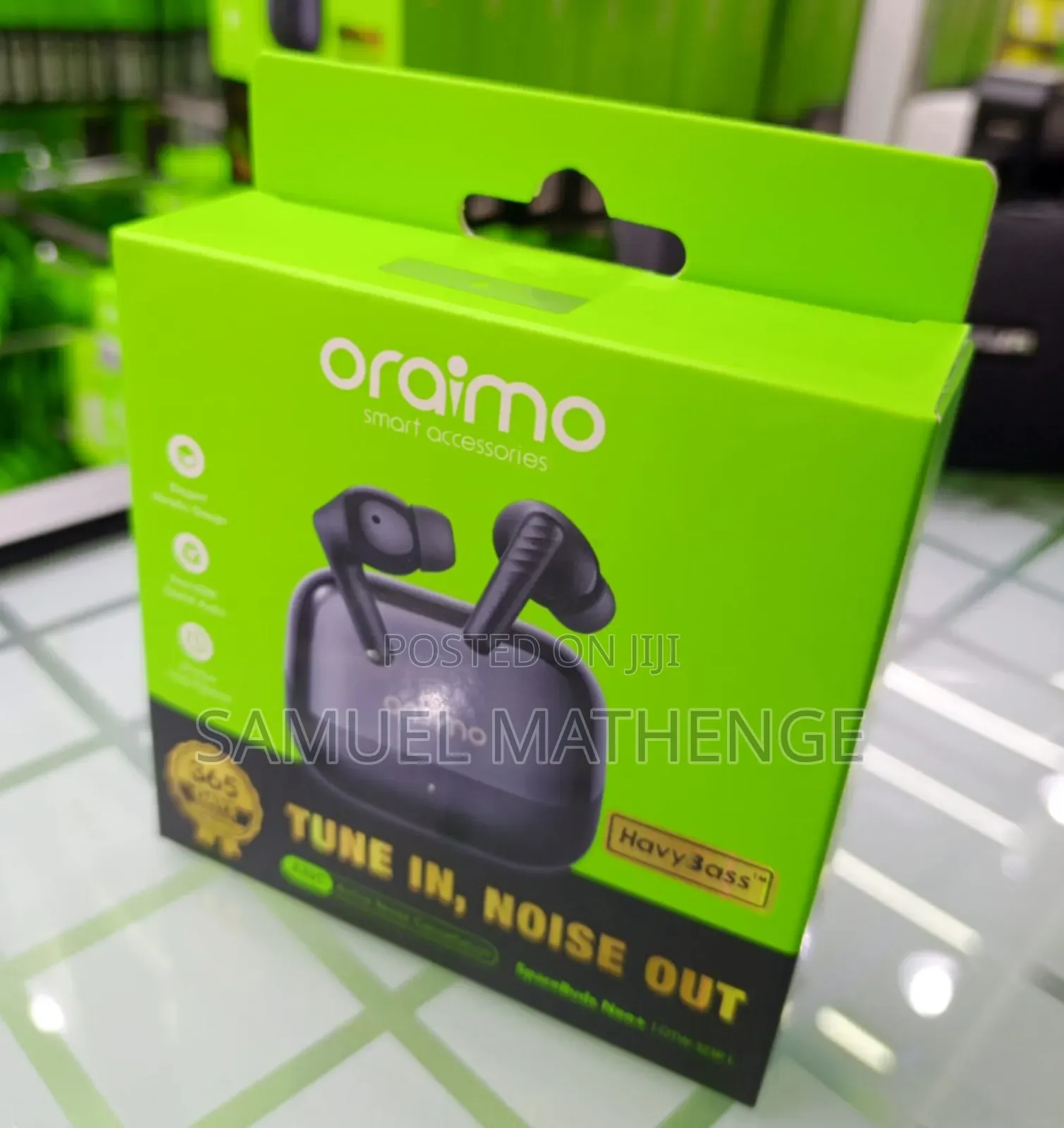 Oraimo SpaceBuds Neo+ Bluetooth 5.4 Earbuds –Active Noise Cancellation