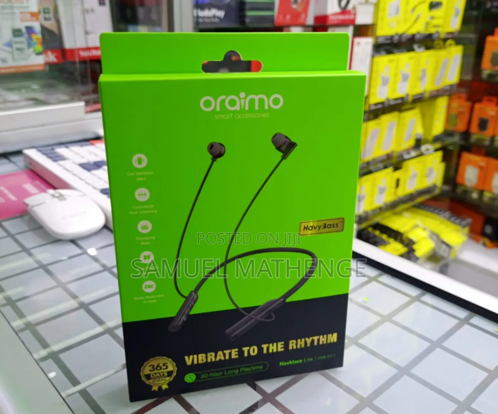 Oraimo OEB-311 Necklace Lite Bluetooth Neckband Earphones