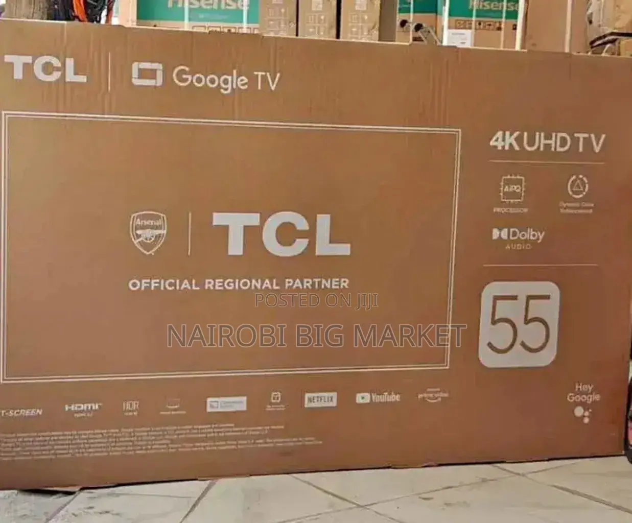 TCL 55 Inch 4 K Uhd Goggle TV