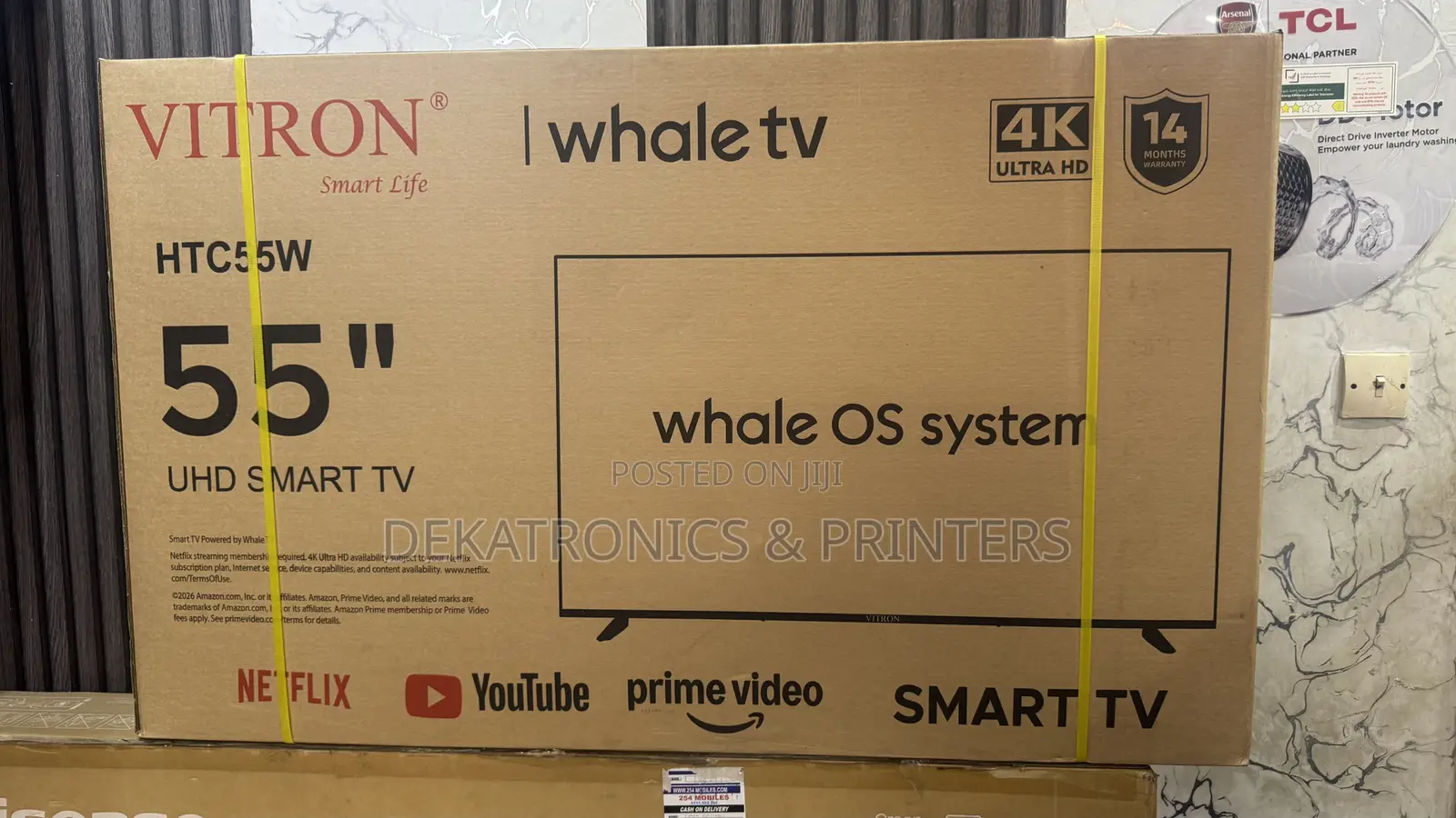 Vitron 55 Inch Uhd Whale Os Htc55w TV
