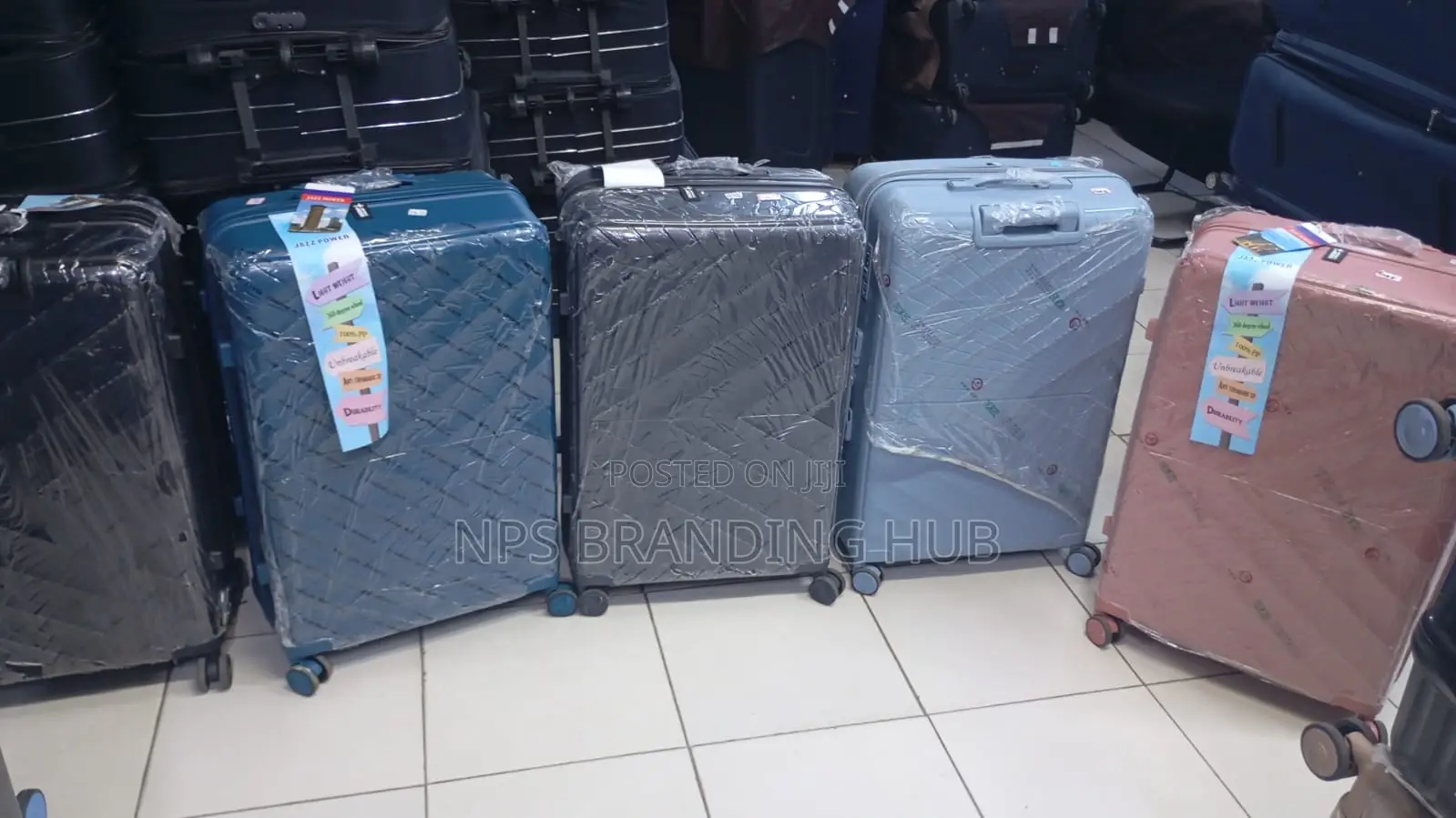 Classy 3 in 1 Unbreakable Rubber Suitcase
