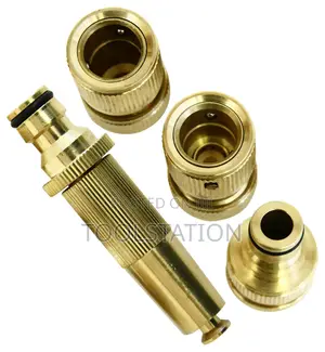 HOSE Connector ACCESSORIES Pure BRASS 4PCS(82989) Heavy Duty Rolson