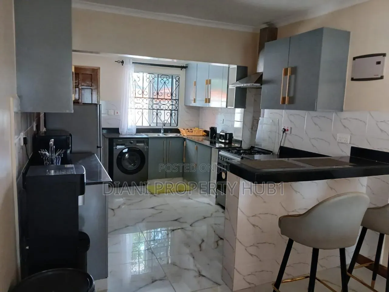 Spacious 1-Bedroom Airbnb – Behind Diani Market | KSh 3,000 Per Day
