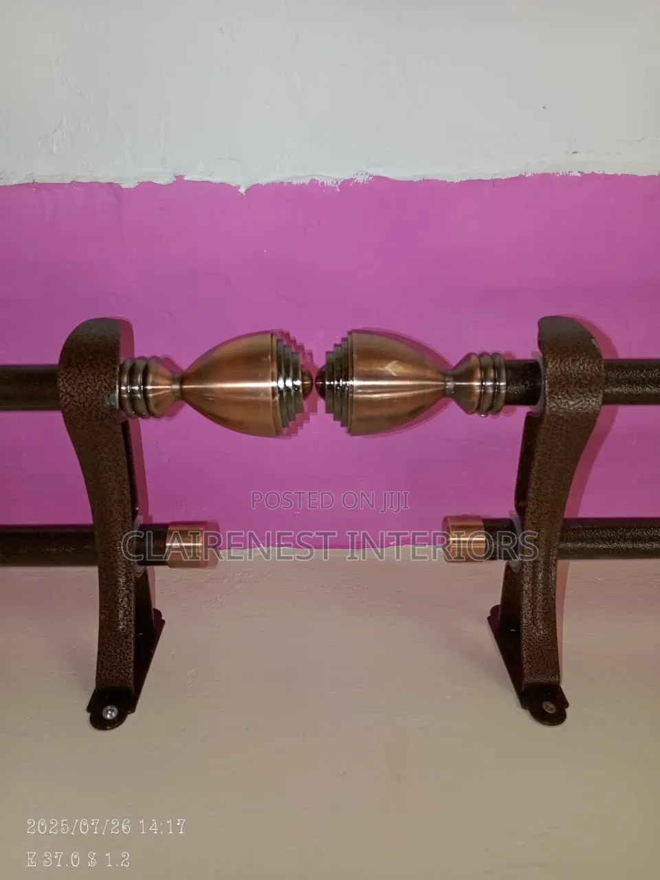 Modern Rods for Morden Homes Coated Window Rods