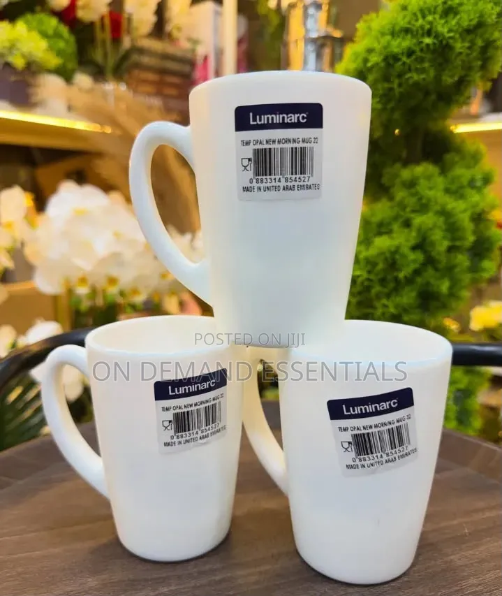 Set of 6 New Morning White Cups
