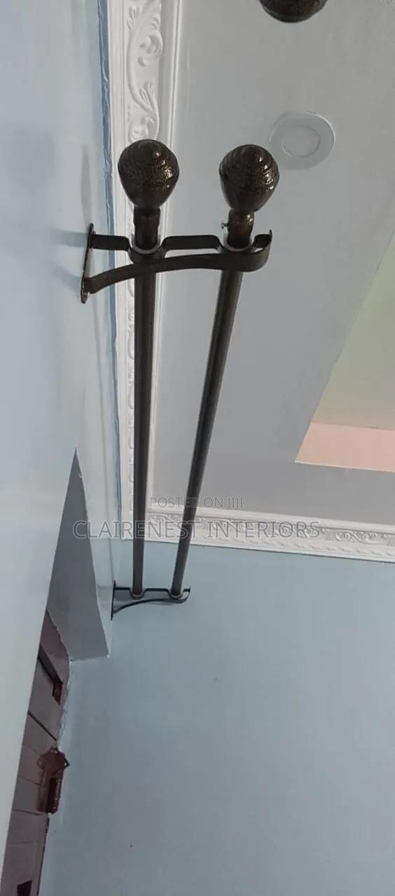 Simple and Sleek , Heavy, Coated Window Rods - thumbnail 2