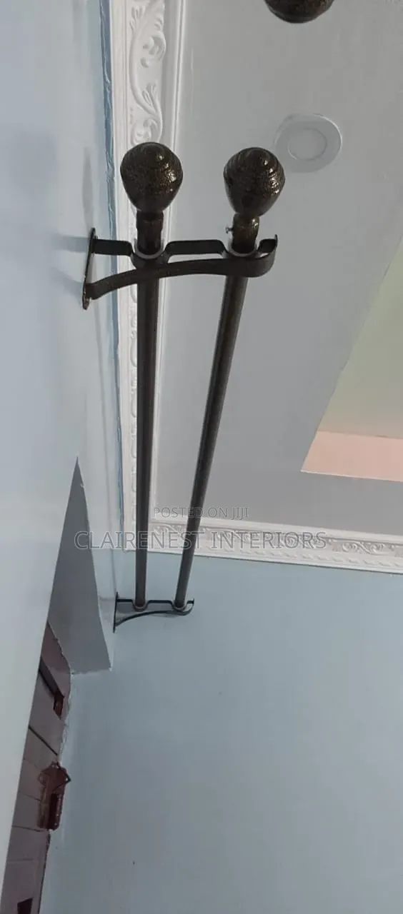 Simple and Sleek , Heavy, Coated Window Rods