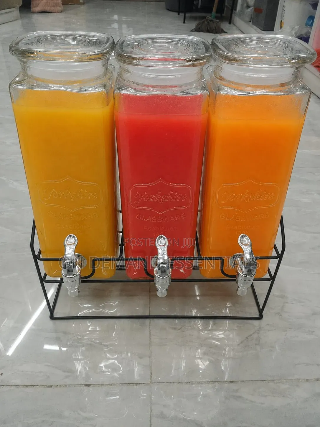 2.2Ltrs TRIPPLE GLASS Juice Dispensers