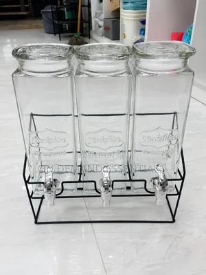 2.2Ltrs TRIPPLE GLASS Juice Dispensers