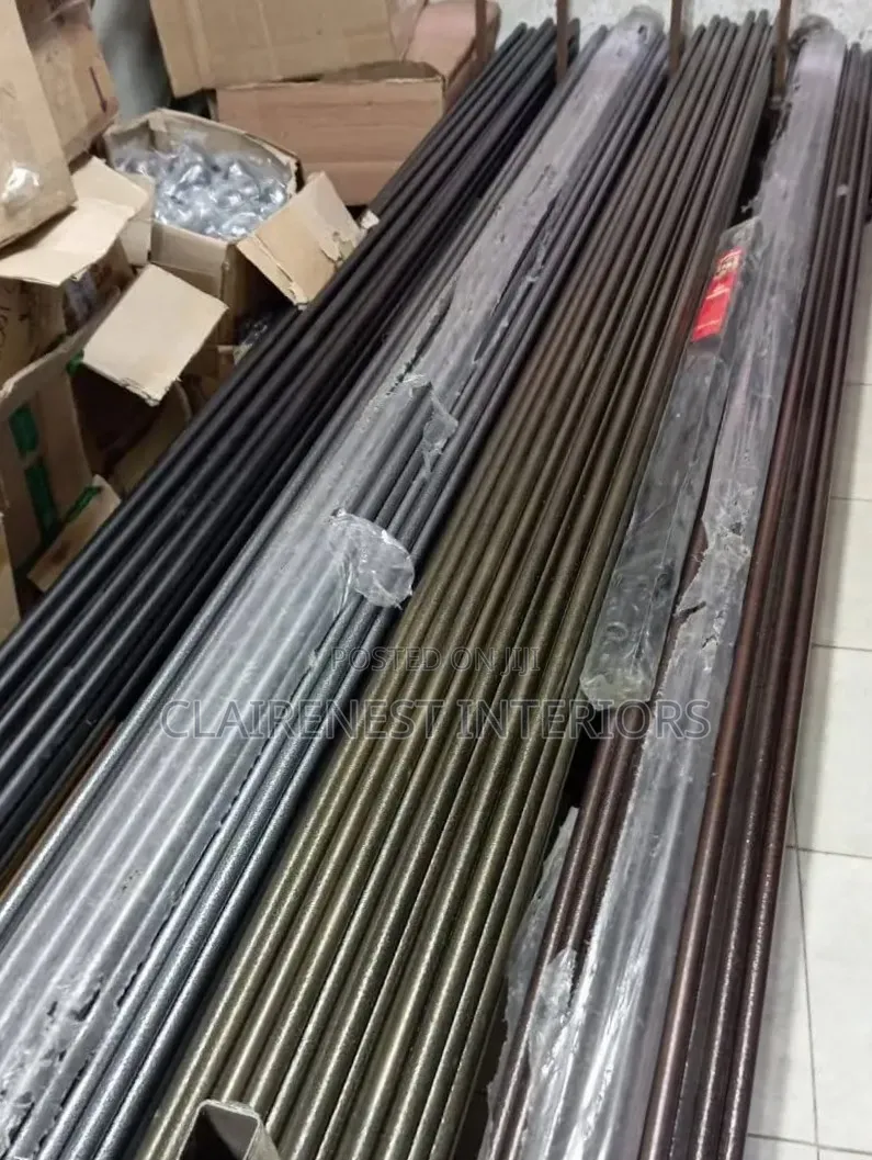 Sleek Finishing, Powder Coated Window Curtain Rods