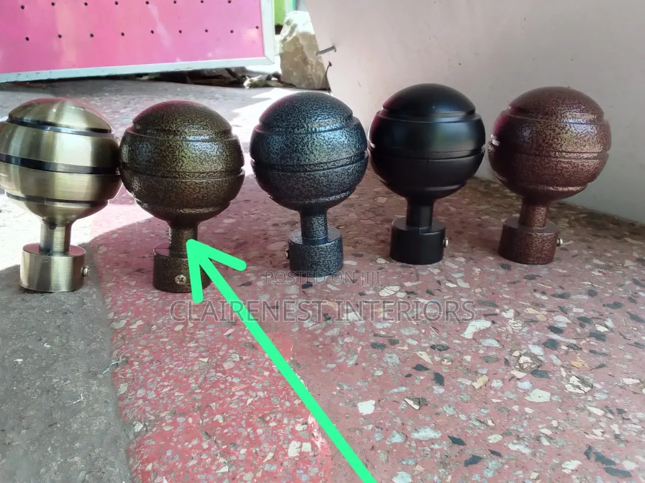Globe Like Designs Powder Coated Rod Flowers