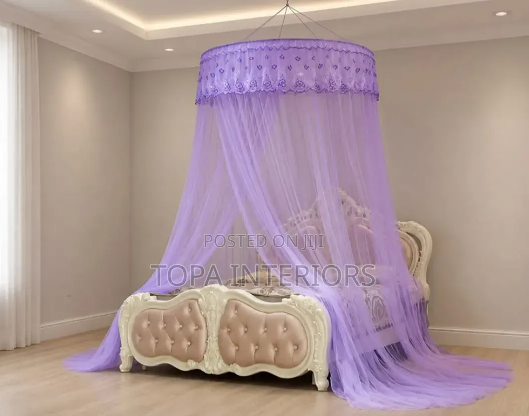 Purple Circle Net for Mosquito Protection Bed Net