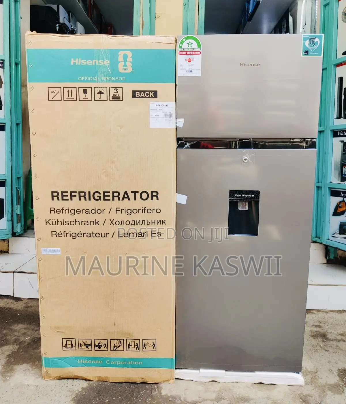 Hisense Fridge 205 Liter Direct Cool With Water Dispenser