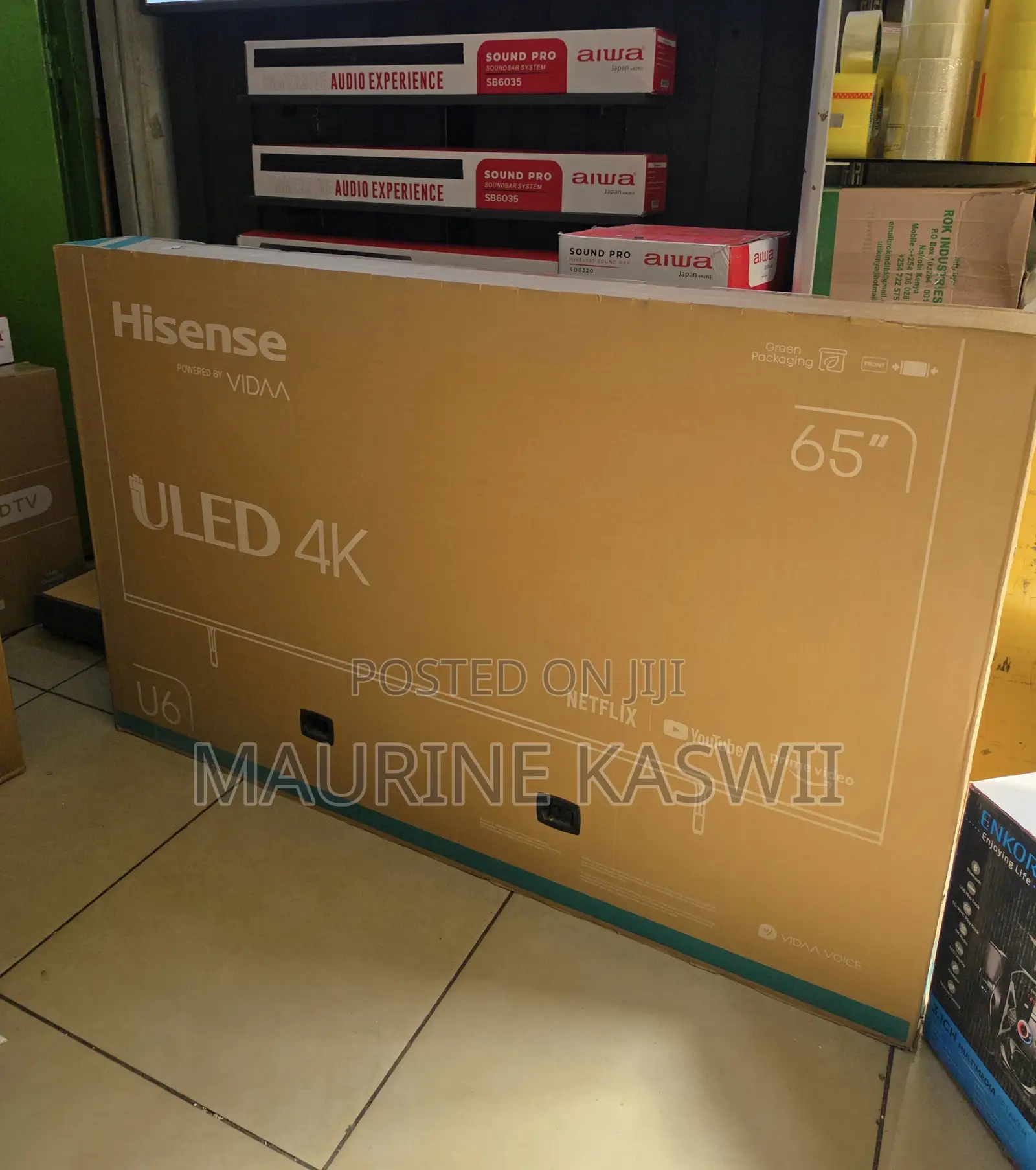 Hisense 55” Uled Smart 55u6ken