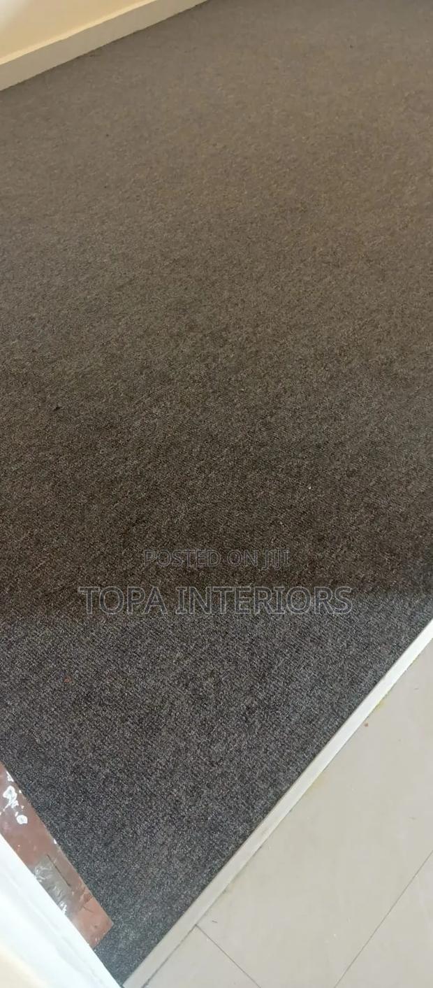 Plain Colour Grey Delta Office Floor Wall to Wall Carpets