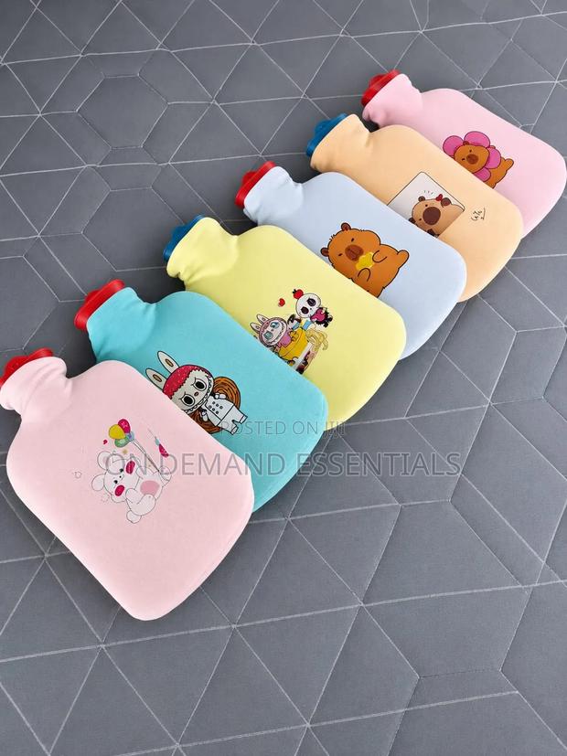Fleece Covered Hot Water Bottle Capacity 2ltrs