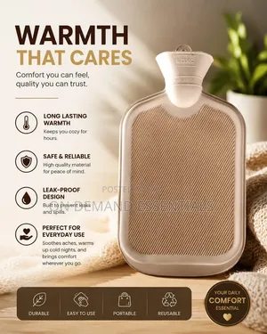 Silicone Hot Water Bottle For Heat Therapy