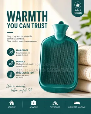 Silicone Hot Water Bottle For Heat Therapy