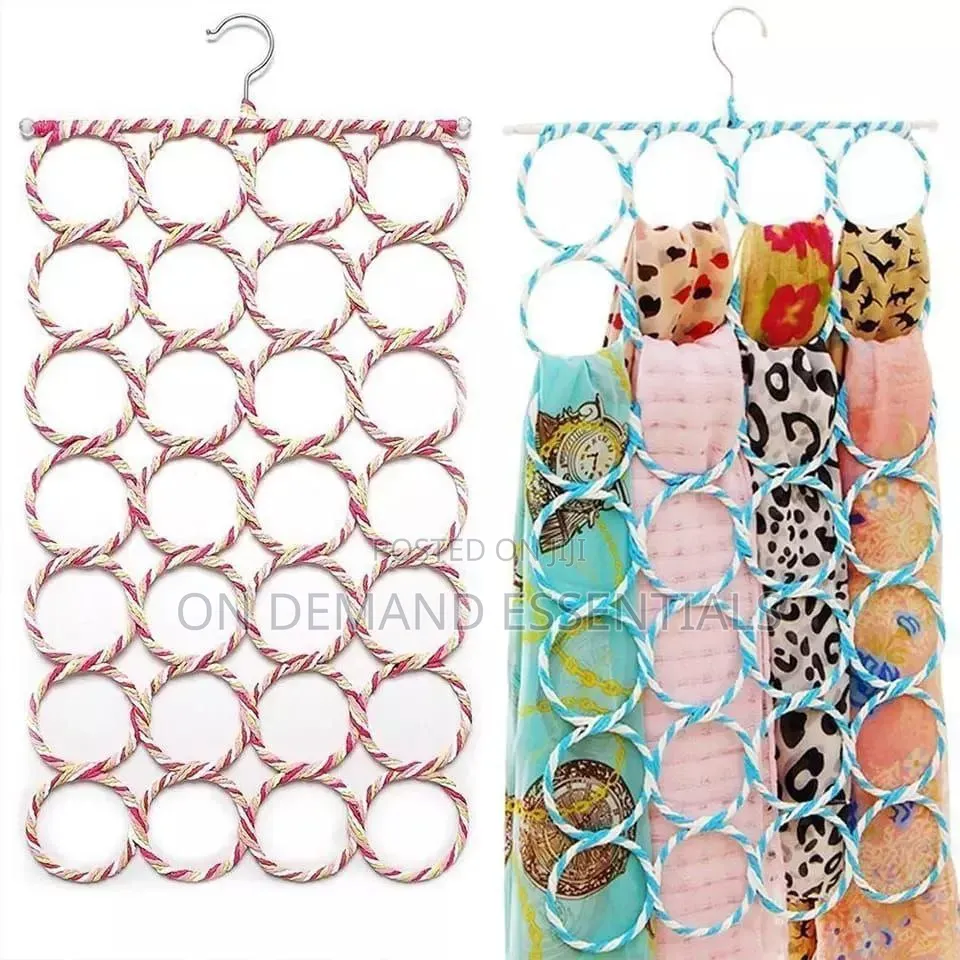 28 Holes Scarf/ Tie Holder