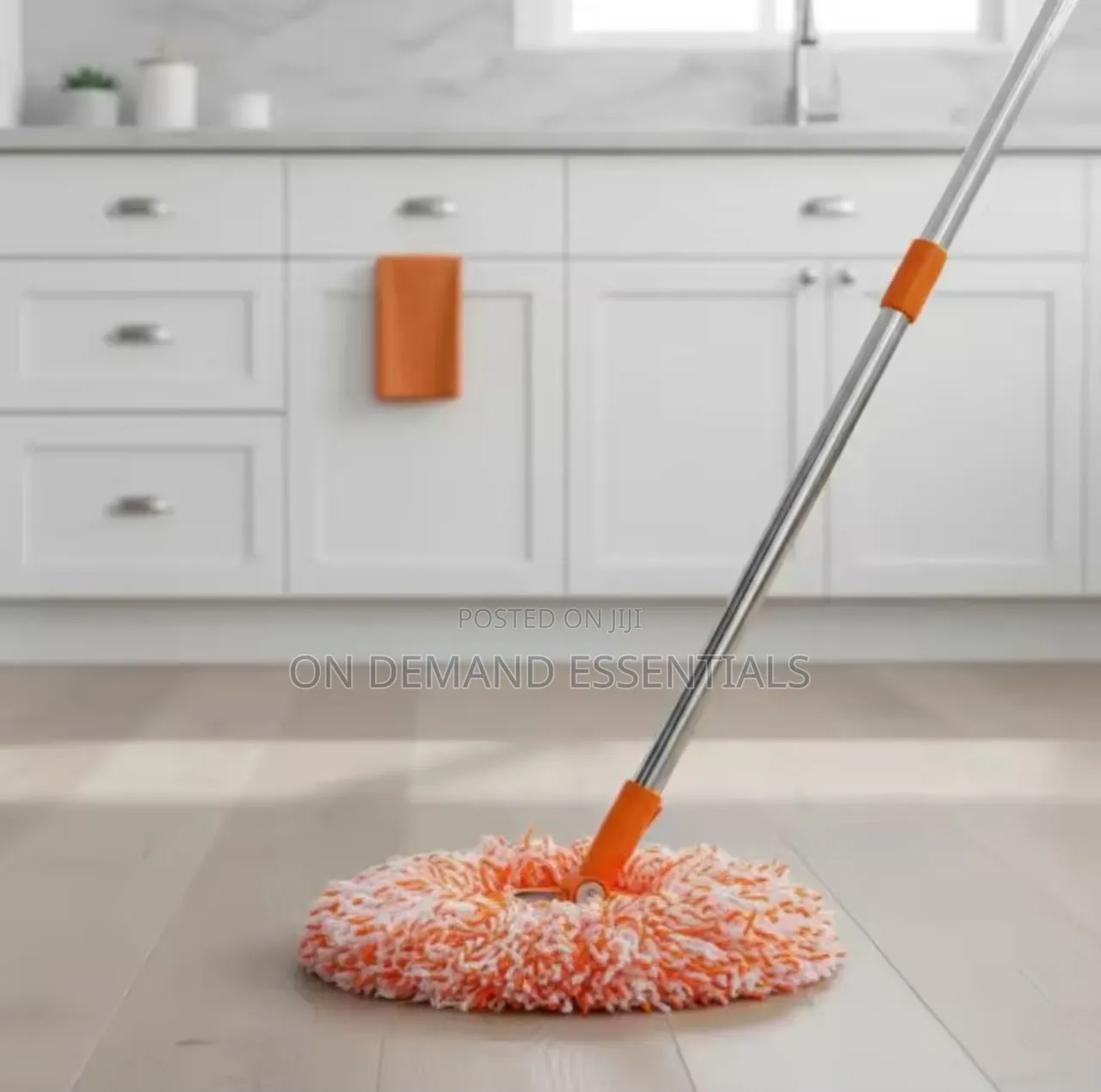 *Multifunctional Sunflower Chenille Telescopic Mop