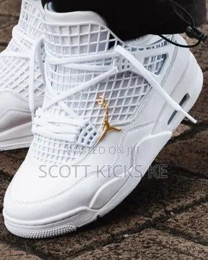 Airjordan 4 Tripple White Net
